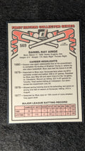 1981 Donruss Danny Ainge #569 RC Toronto Blue Jays back