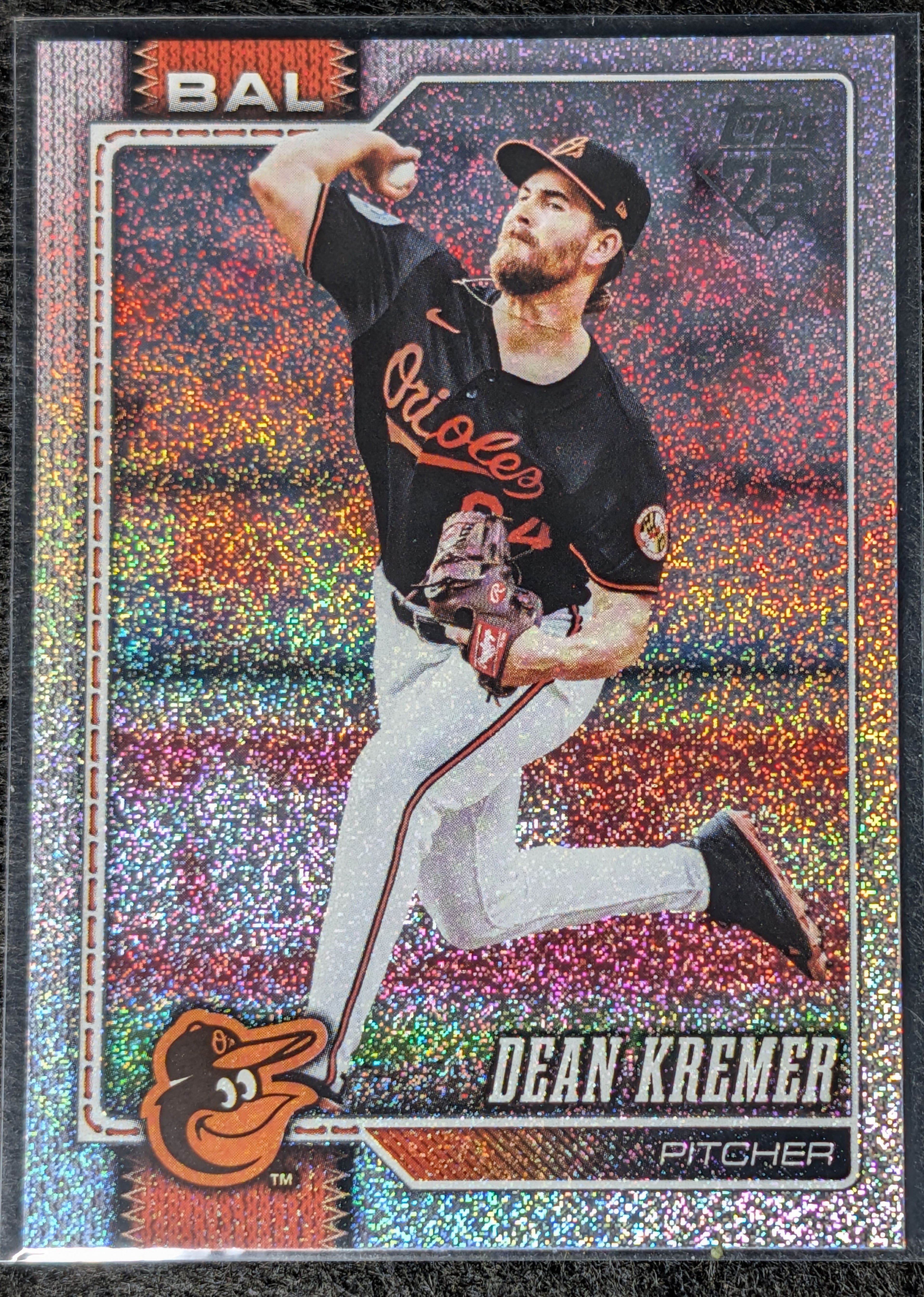 2026 Topps Dean Kremer #19 Sandglitter Baltimore Orioles