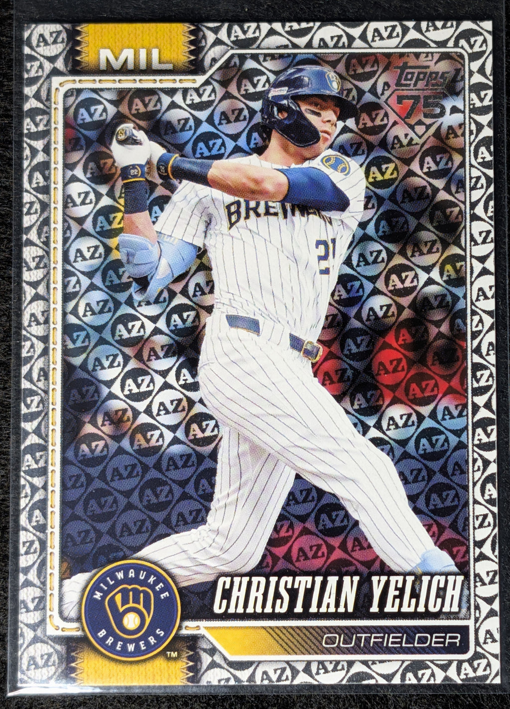 2026 Topps Christian Yelich #154 Spring Training Milwaukee Brewers