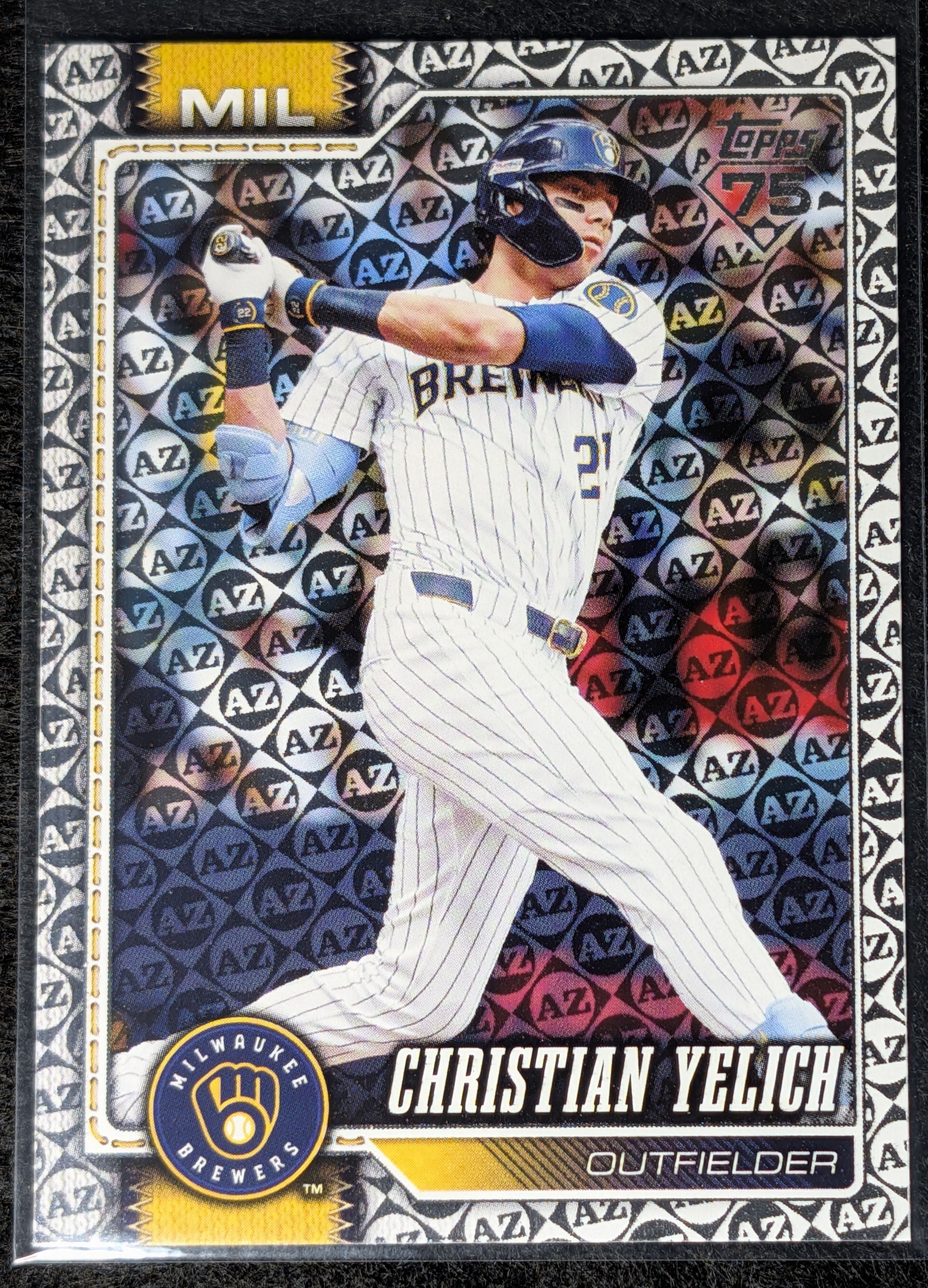 2026 Topps Christian Yelich #154 Spring Training Milwaukee Brewers