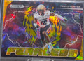 2025 Panini Prizm Draft Picks Travis Hunter #F-THR Fearless Gold Ice Colorado Buffaloes front