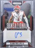 Clark Phillips III 2025 Panini Prizm Draft Picks #SS-CPS Sensational Signatures Utah Utes - front image