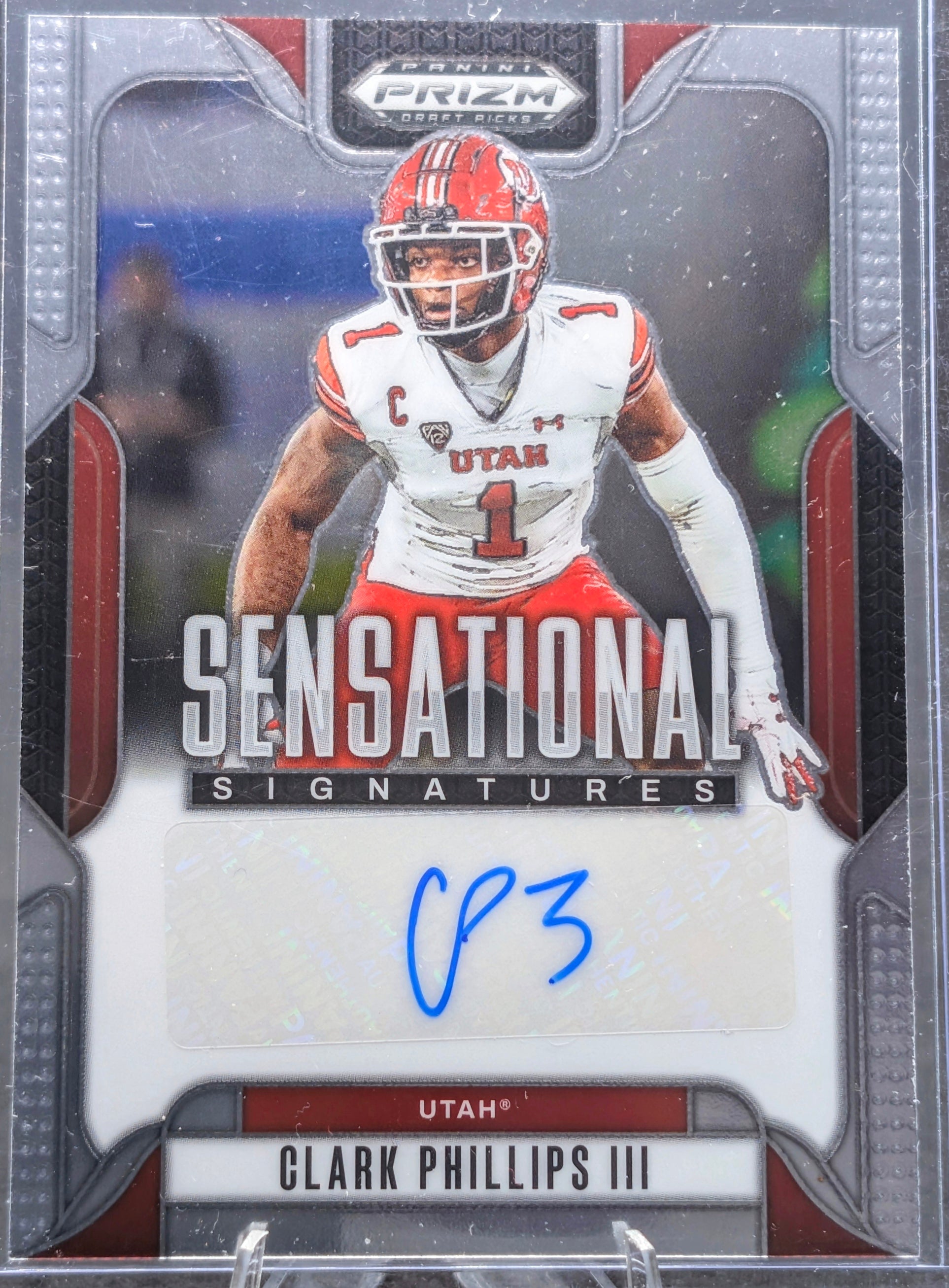 2025 Panini Prizm Draft Picks #SS-CPS Clark Phillips III Sensational Signatures