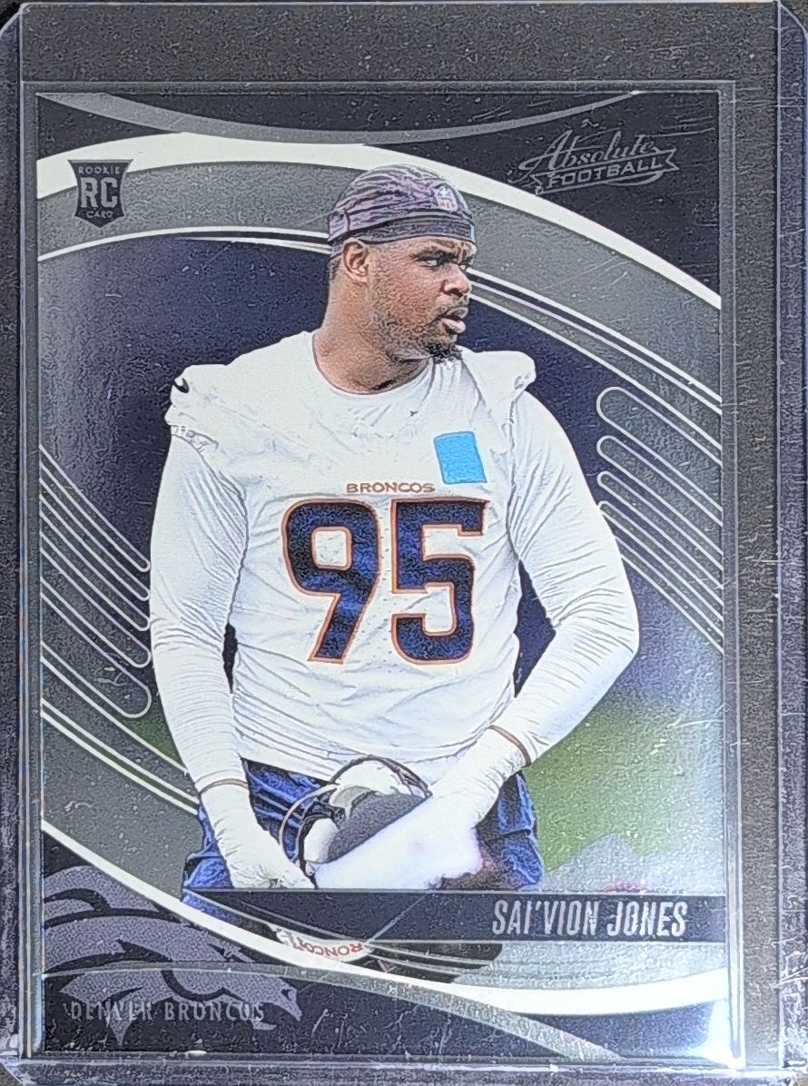 Sai'vion Jones RC 2025 Panini Absolute #175 Countdown Calendar Rookie