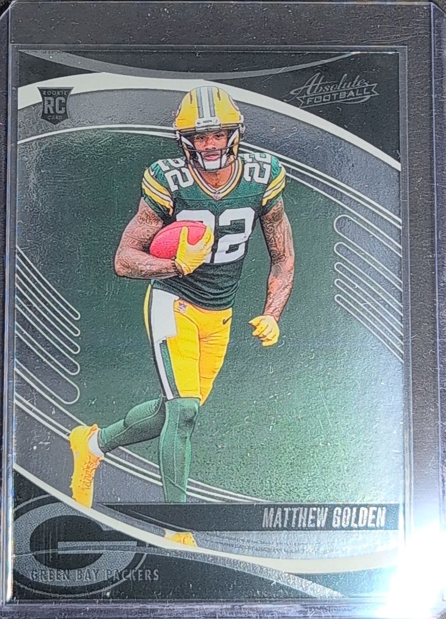 2025 Panini Absolute Matthew Golden #158 RC Green Bay Packers front