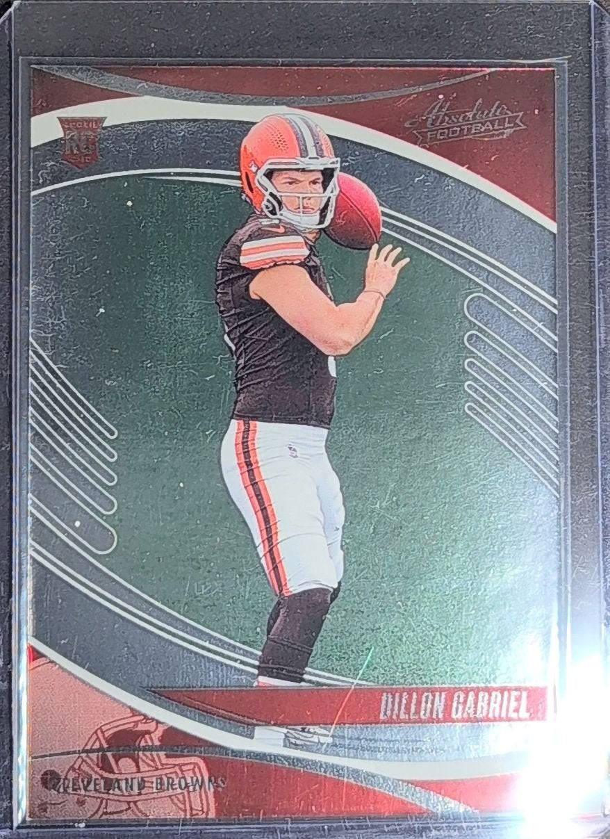 Dillon Gabriel 2025 Panini Absolute #117 Rookie RC Cleveland Browns - front image