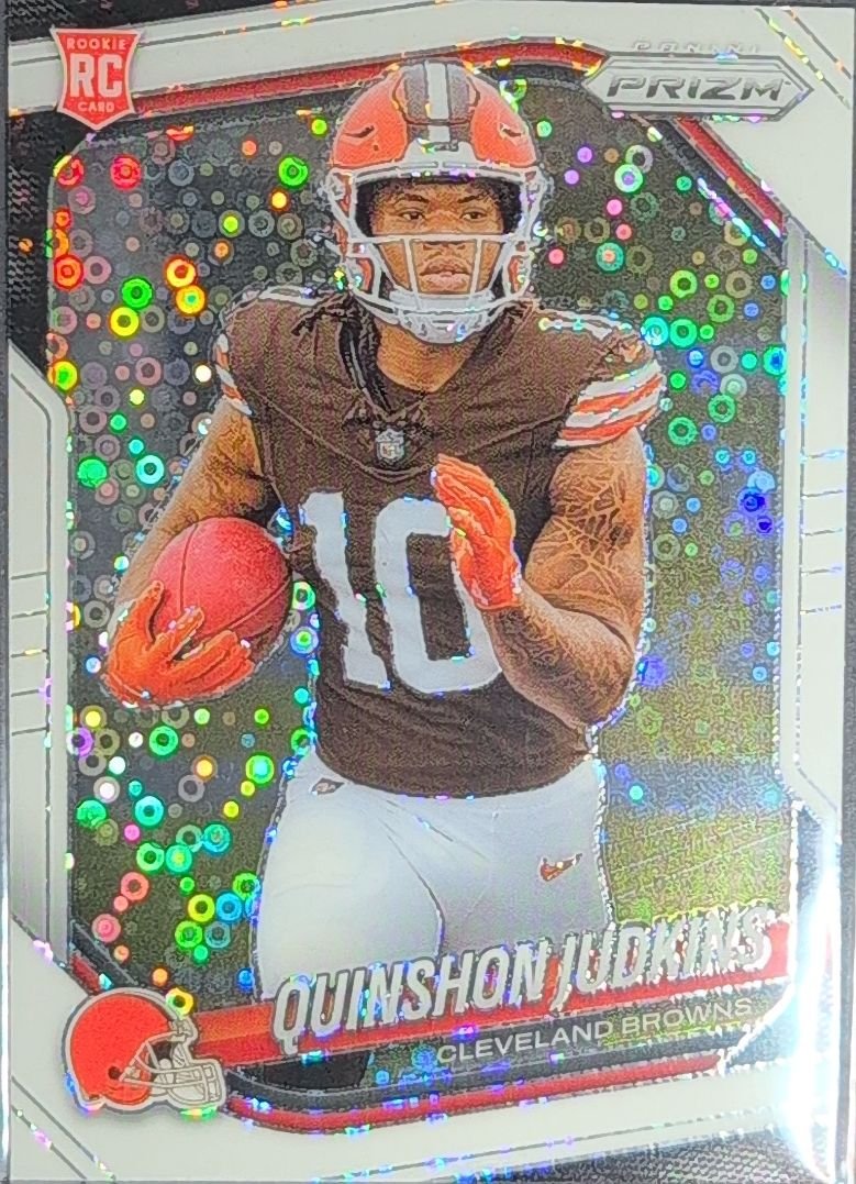 Quinshon Judkins 2025 Panini Prizm #313 White Disco Cleveland Browns - front image