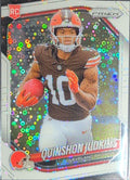 2025 Panini Prizm Quinshon Judkins #313 White Disco Cleveland Browns front