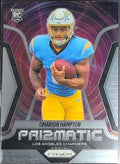 2025 Panini Prizm Omarion Hampton #9 Prizmatic Los Angeles Chargers front