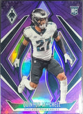 Quinyon Mitchell 2024 Panini Phoenix #232 Purple Fade Rookie Philadelphia Eagles