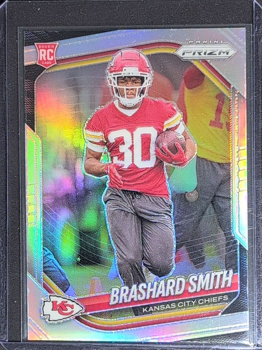 2025 Panini Prizm Brashard Smith #308 Silver Kansas City Chiefs front