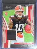 2025 Panini Absolute Quinshon Judkins #ARM-QJS Absolute Rookie Materials MEM Cleveland Browns front
