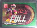 2025 Donruss Elite Terry McLaurin #19 Full Throttle Green Washington Commanders front