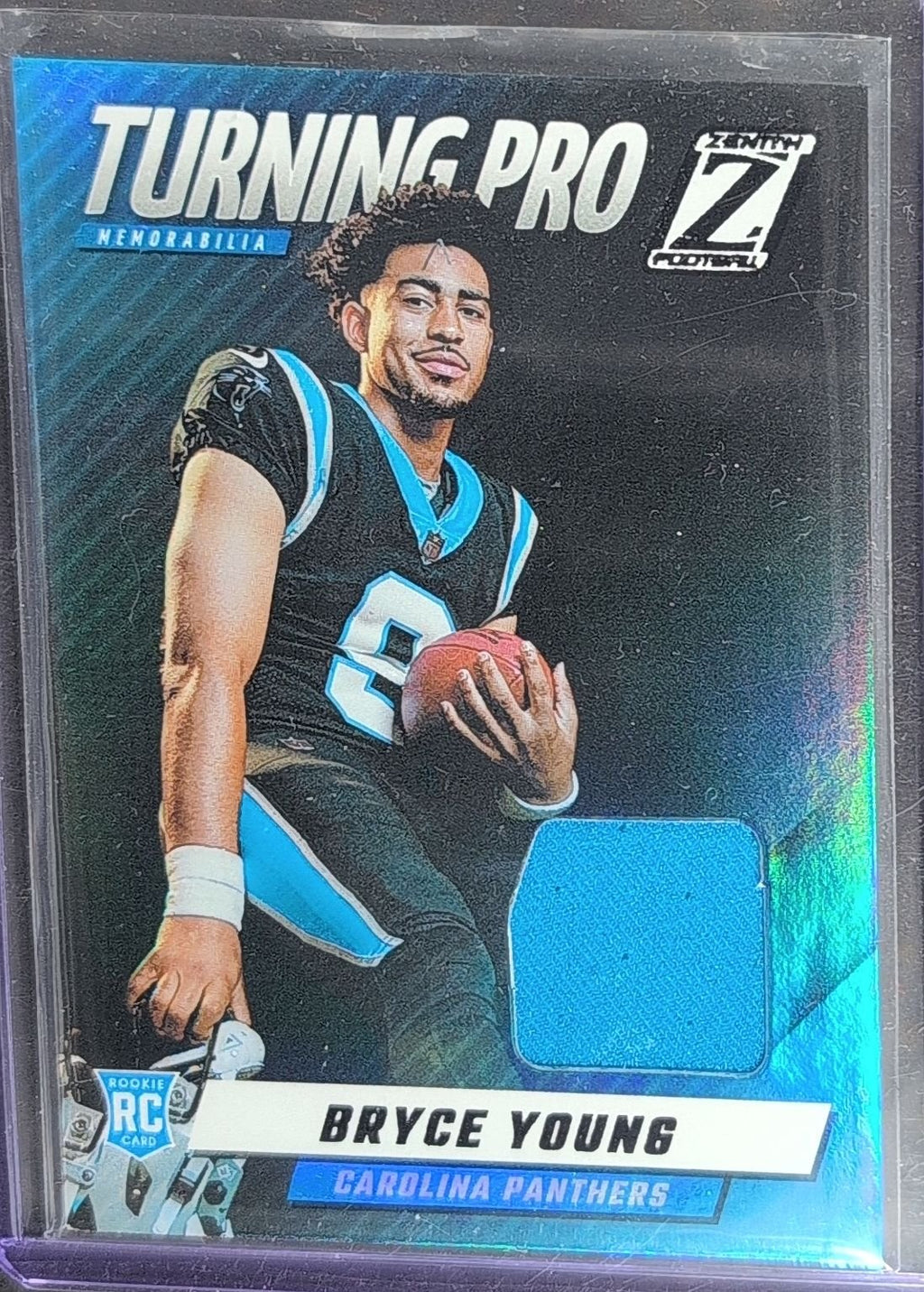 Bryce Young 2023 Panini Zenith #TPM-BYG Turning Pro Memorabilia Carolina Panthers - front image