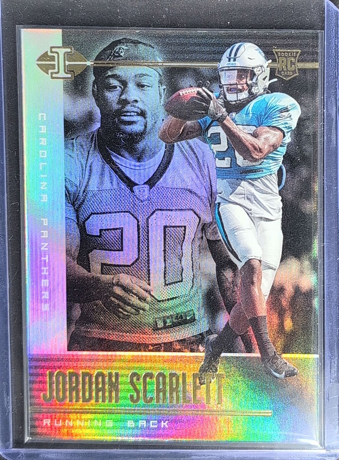 Jordan Scarlett 2019 Panini Illusions #30 Rookie RC Carolina Panthers - front image