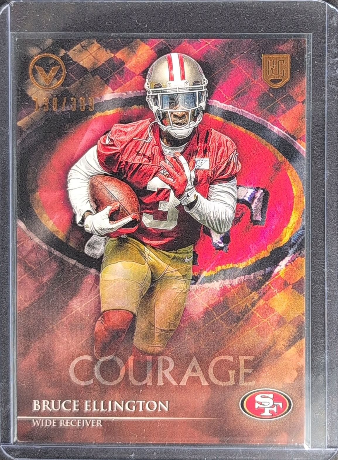 Bruce Ellington 2014 Topps Valor #92 Courage Rookie RC San Francisco 49ers - front image