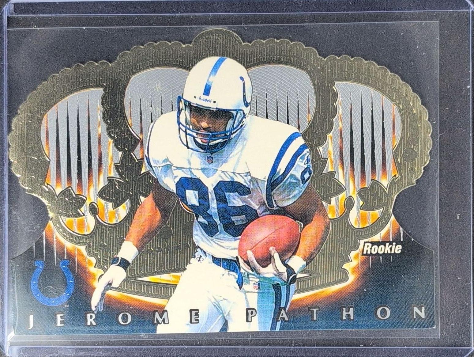 1998 Pacific Crown Royale Jerome Pathon #55 RC Indianapolis Colts front