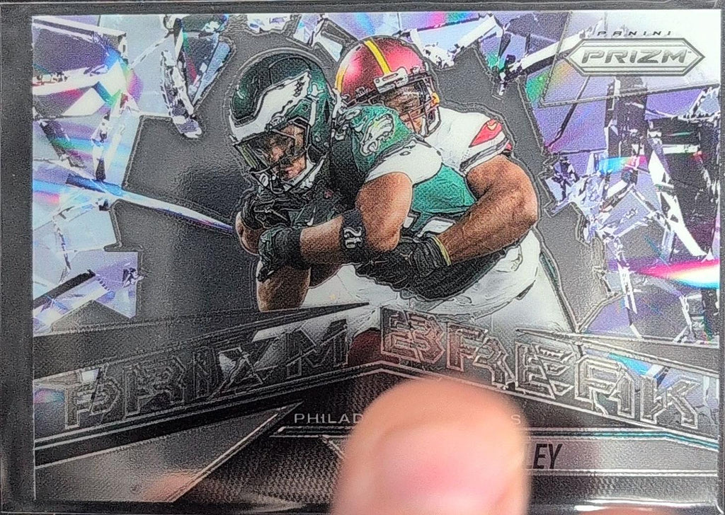 2025 Panini Prizm Saquon Barkley #9 Prizm Break Philadelphia Eagles front