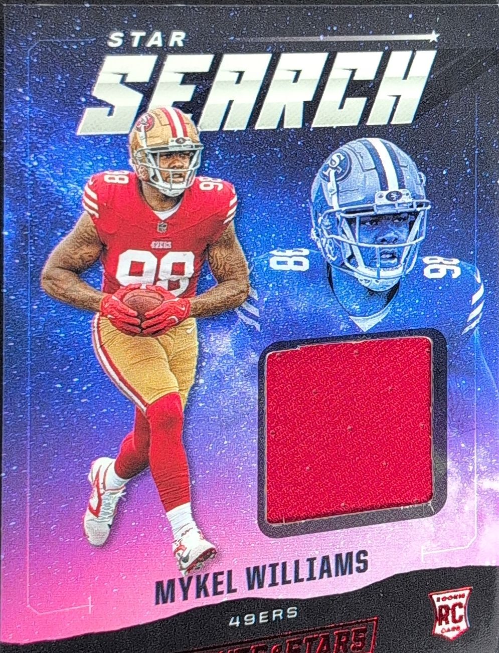 2025 Panini Rookies & Stars Mykel Williams #SS-MWS Star Search MEM San Francisco 49ers front