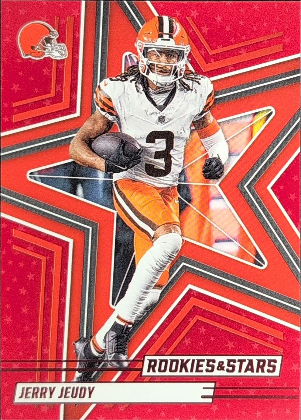 Jerry Jeudy 2025 Panini Rookies & Stars #59 Red Cleveland Browns - front image