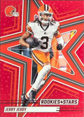 2025 Panini Rookies & Stars Jerry Jeudy #59 Red Cleveland Browns front