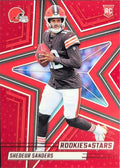 Shedeur Sanders 2025 Panini Rookies & Stars #177 Red Rookie RC Cleveland Browns - front image