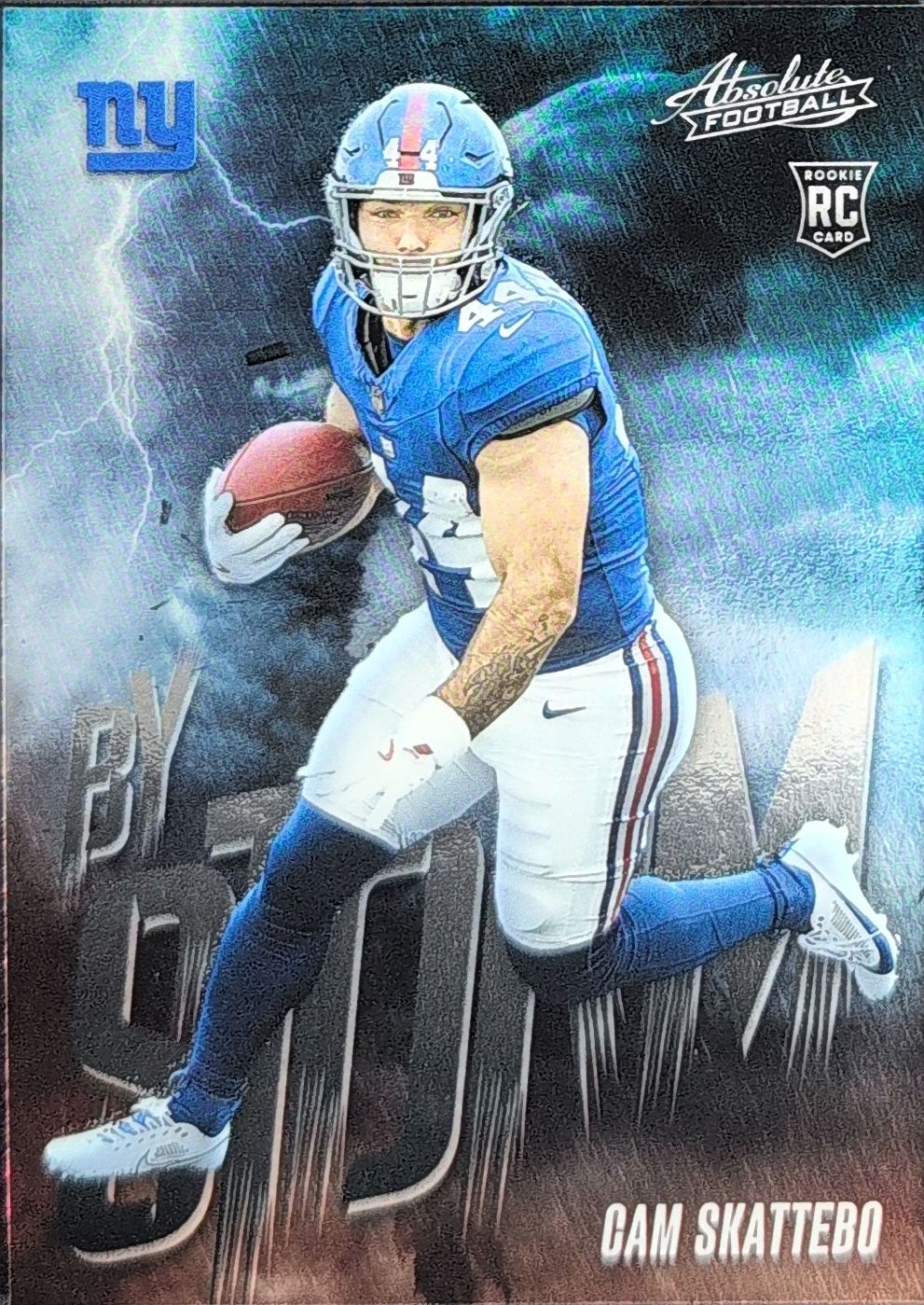 Cam Skattebo 2025 Panini Absolute #2 By Storm New York Giants