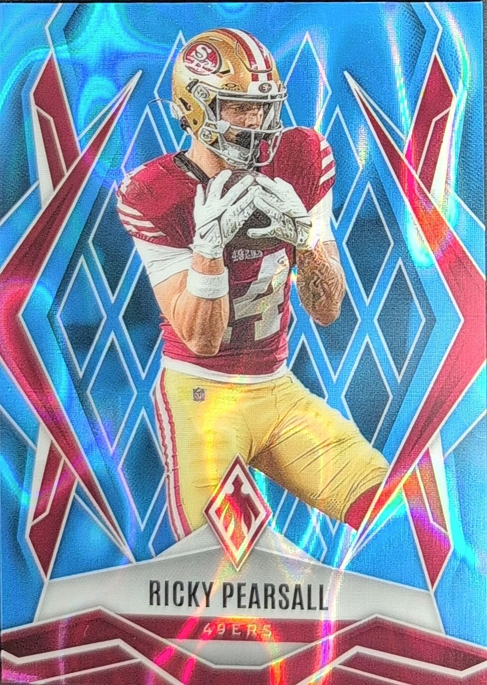 Ricky Pearsall 2025 Panini Phoenix #115 Light Blue Lava Prizm San Francisco 49ers - front image