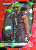 2025 Panini Prizm Draft Picks Jordan Burch #95 Prizms Red Ice Oregon Ducks front