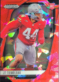 2025 Panini Prizm Draft Picks JT Tuimoloau #81 Prizms Red Ice Ohio State Buckeyes front