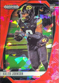 2025 Panini Prizm Draft Picks Kaleb Johnson #38 Prizms Red Ice Iowa Hawkeyes front