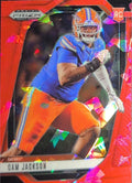 2025 Panini Prizm Draft Picks Cam Jackson #26 Prizms Red Ice Florida Gators front
