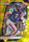 2025 Panini Prizm Draft Picks Walter Nolen #93 Prizms Gold Ice Ole Miss Rebels front