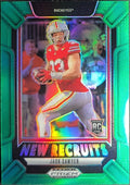 2025 Panini Prizm Draft Picks Jack Sawyer #4 New Recruits Green Ohio State Buckeyes front