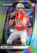 2025 Panini Prizm Draft Picks Will Howard #83 Prizms Silver Ohio State Buckeyes front