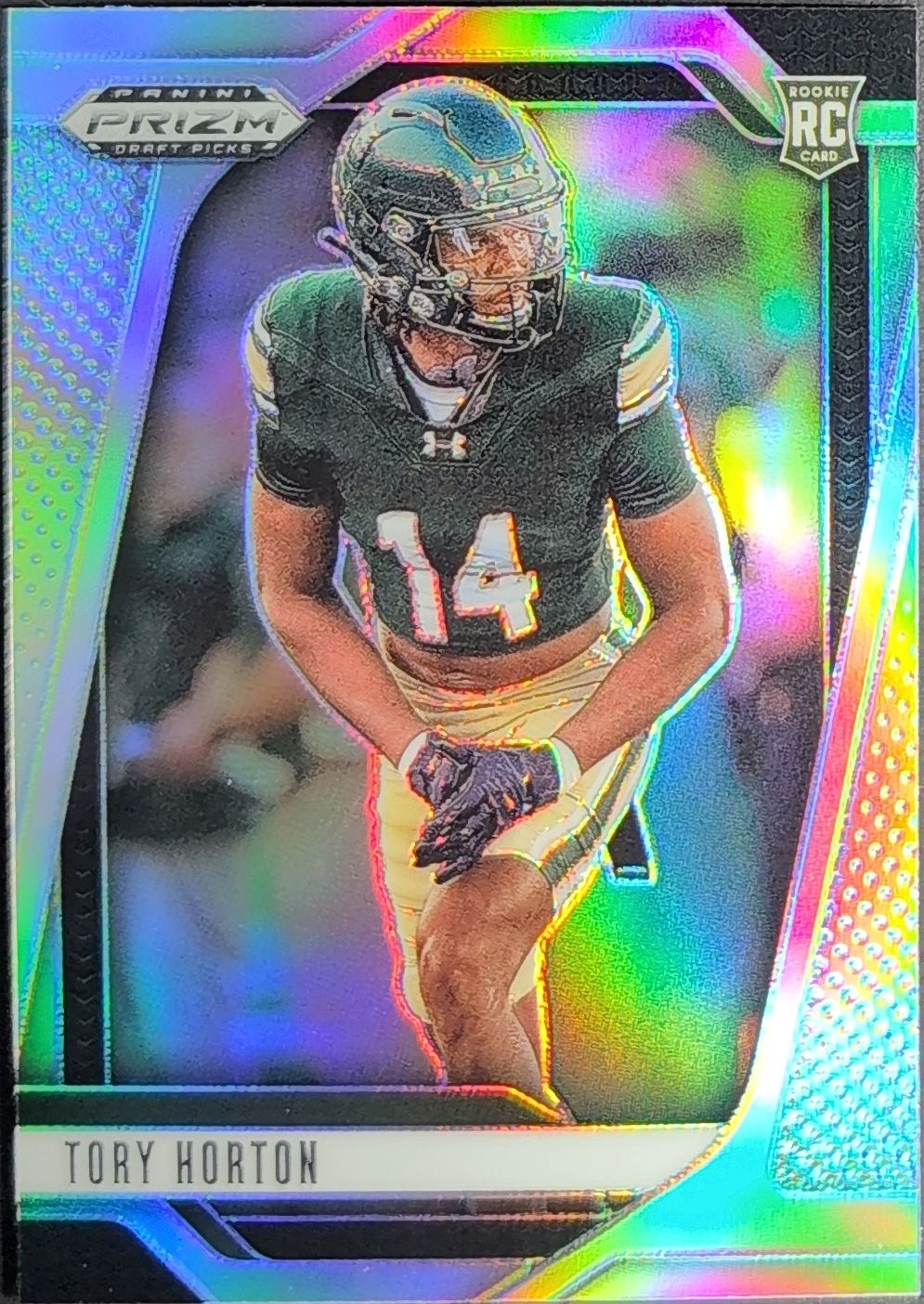 2025 Panini Prizm Draft Picks Tory Horton #24 Prizms Silver Colorado State Rams front