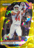 2025 Panini Prizm Draft Picks Harold Fannin Jr. #33 Prizms Gold Ice Bowling Green Falcons front