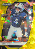 Chris Tyree 2025 Prizm Draft Picks #143 Gold Ice Virginia Cavaliers