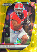2025 Panini Prizm Draft Picks Trevor Etienne #155 Prizms Gold Ice Georgia Bulldogs front