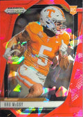 2025 Panini Prizm Draft Picks Bru McCoy #123 Prizms Red Ice Tennessee Volunteers front