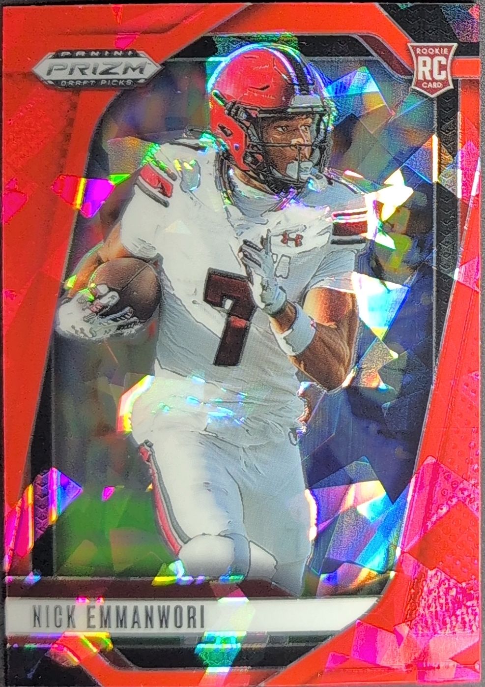 2025 Panini Prizm Draft Picks Nick Emmanwori #114 Prizms Red Ice South Carolina Gamecocks front