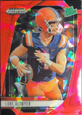 2025 Panini Prizm Draft Picks Luke Altmyer #156 Prizms Red Ice Illinois Fighting Illini front