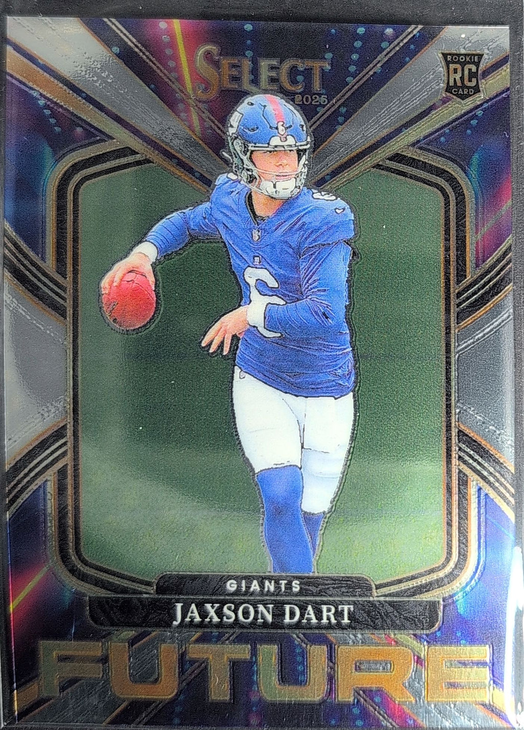 2025 Panini Select Jaxson Dart #19 Select Future New York Giants front