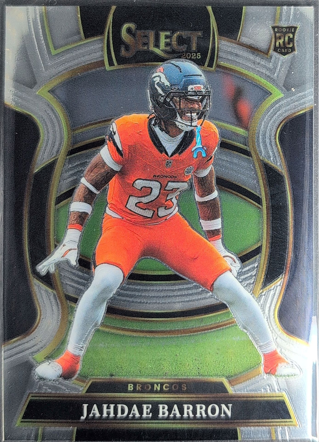 2025 Panini Select Jahdae Barron #12 RC Denver Broncos front