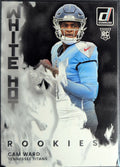 2025 Donruss Cam Ward #WHR-CMW White Hot Rookies Tennessee Titans front