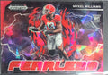 2025 Panini Prizm Draft Picks Mykel Williams #F-MWS Fearless Red Ice Georgia Bulldogs front