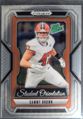2025 Panini Prizm Draft Picks Sammy Brown #5 Student Orientation Clemson Tigers front