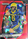 2025 Panini Prizm Draft Picks Garrett Greene #148 Prizms Red Ice West Virginia Mountaineers front
