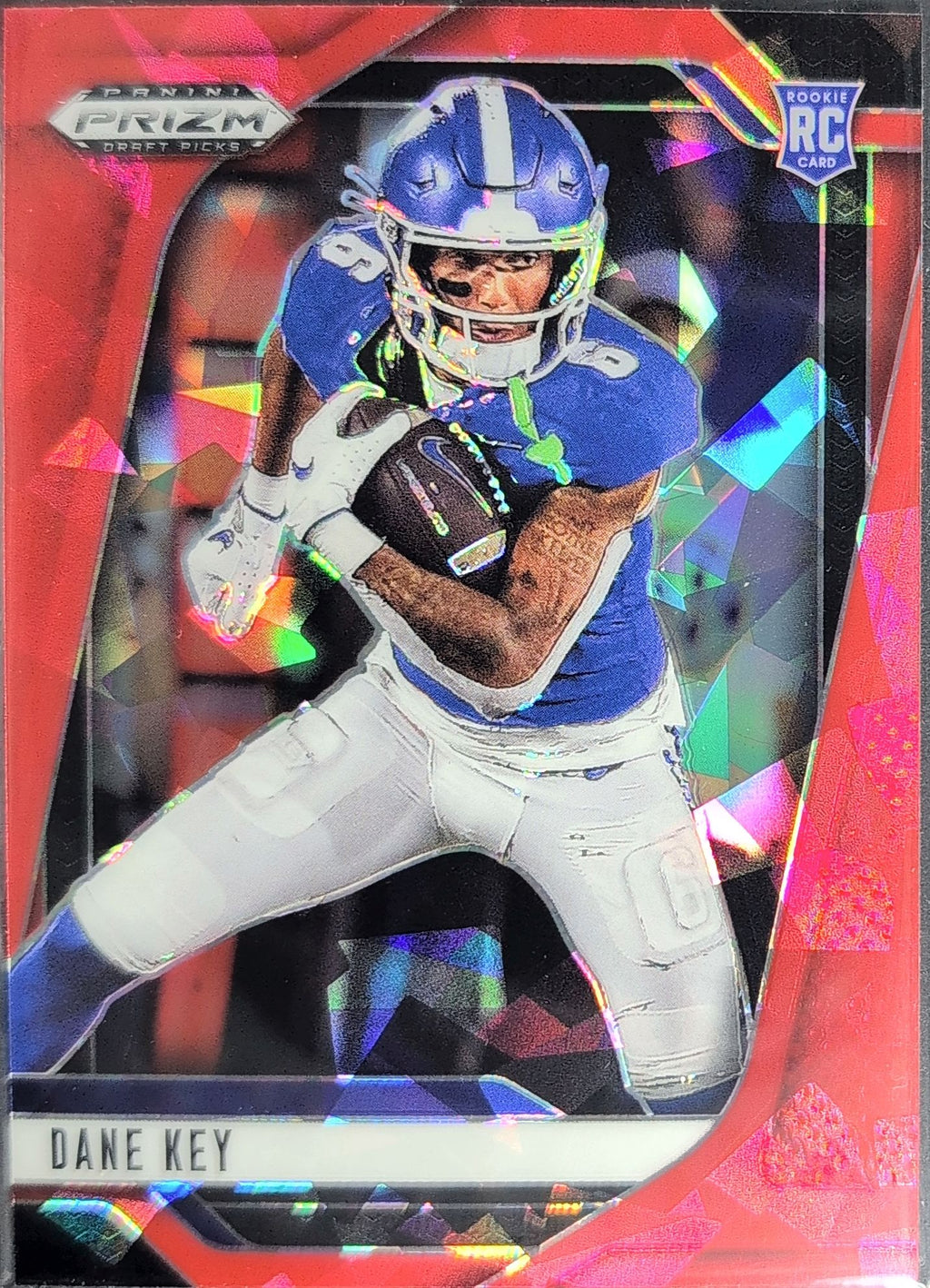 2025 Panini Prizm Draft Picks Dane Key #47 Prizms Red Ice Kentucky Wildcats front
