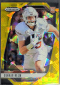 2025 Panini Prizm Draft Picks Gunnar Helm #128 Prizms Gold Ice Texas Longhorns front
